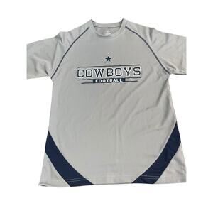 Dallas Cowboys Men's Gray NFL Mesh Authentic Apparel Shirt Size Medium